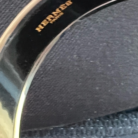 Bracelet- Original HERMES. Stylish Gray Patterned.